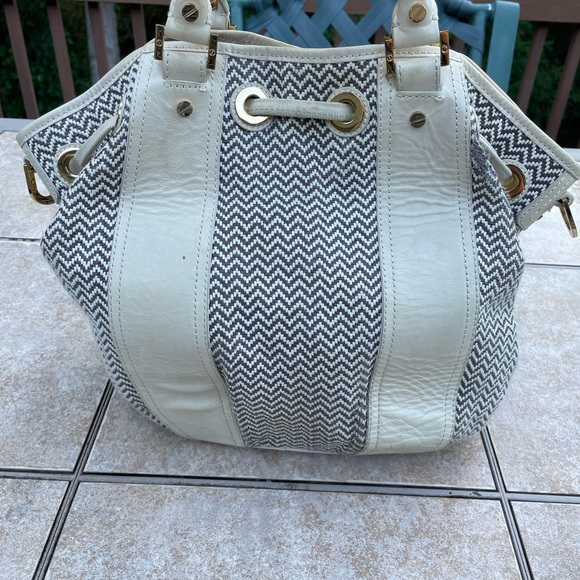 Tory Burch Drawstring Bucket Bag with Tassels - Picture 6 of 16